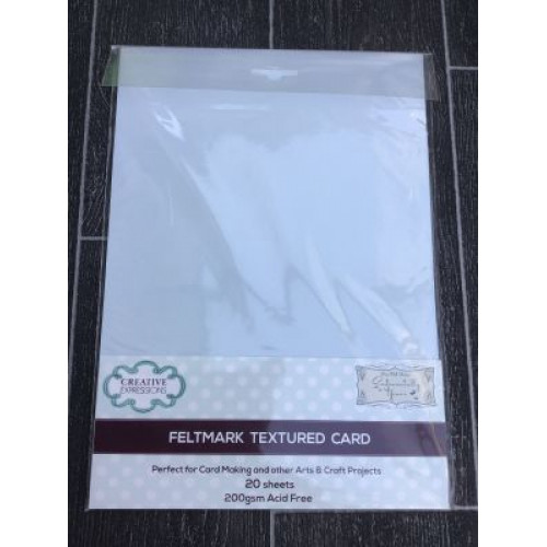 Artic Blue - Feltmark Textured Card TC956